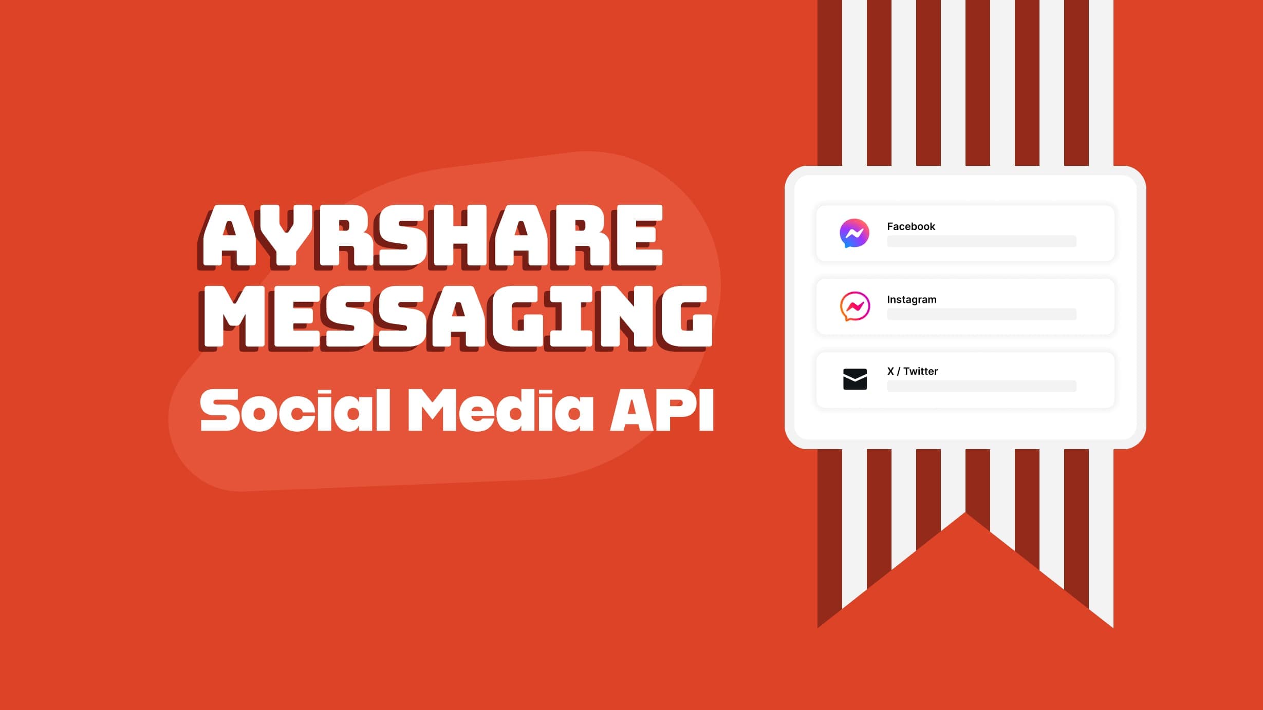 Ayrshare Messaging API for Facebook, Instagram, and X/Twitter