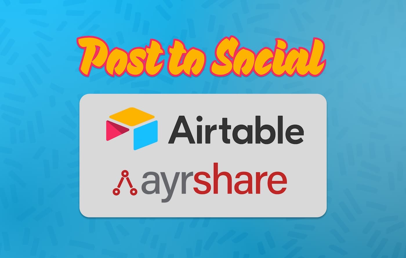no code posting from airtable