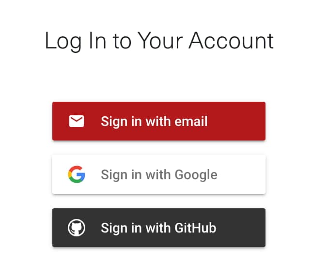 Social Login API Example