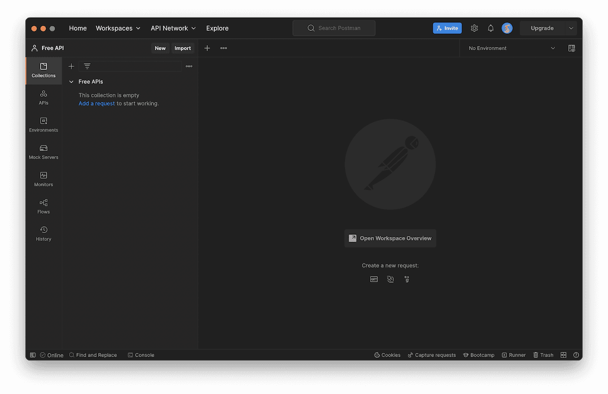 Postman social media API call