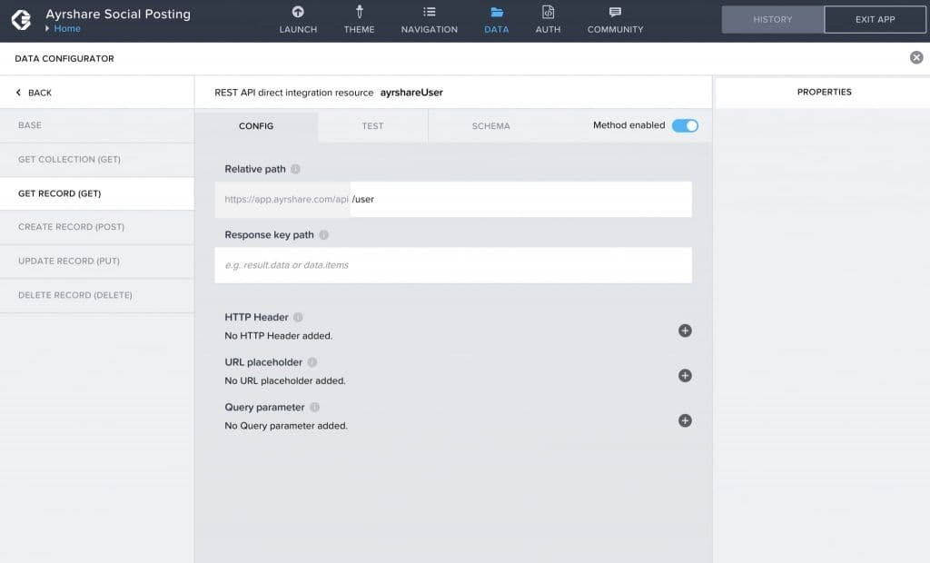 AppGyver Social Media