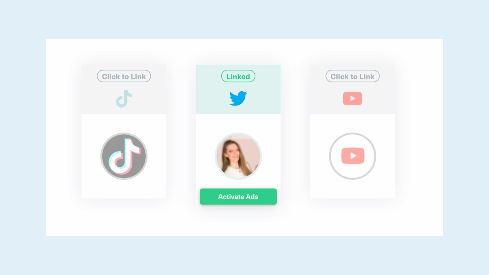 A linked X (formerly Twitter) profile in the Ayrshare dashboard